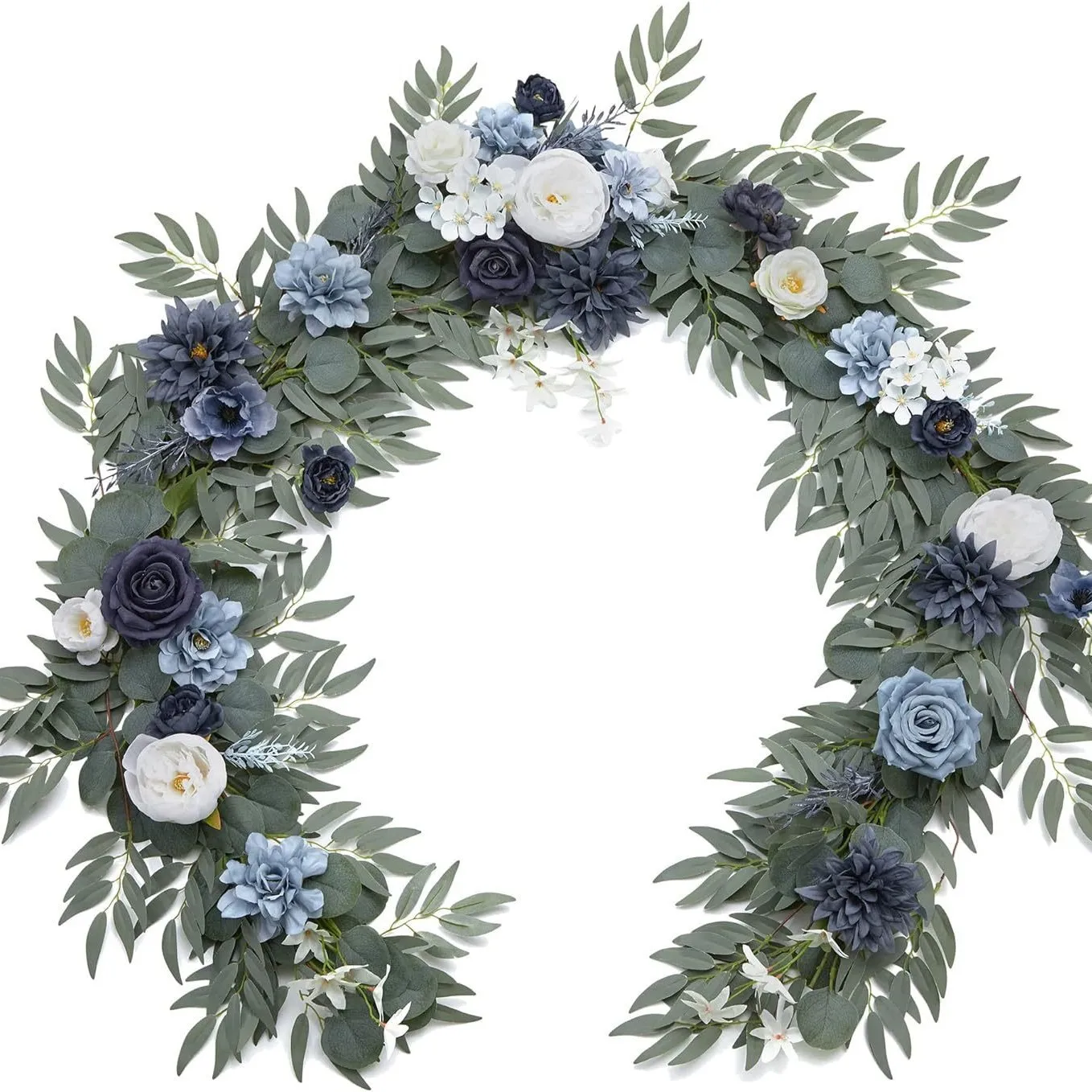 Amazon hot selling wedding artificial flower rose long vine wreath western style wedding table, shelf wall decoration
Amazon hot selling wedding artificial flower rose long vine wreath western style wedding table, shelf wall decoration