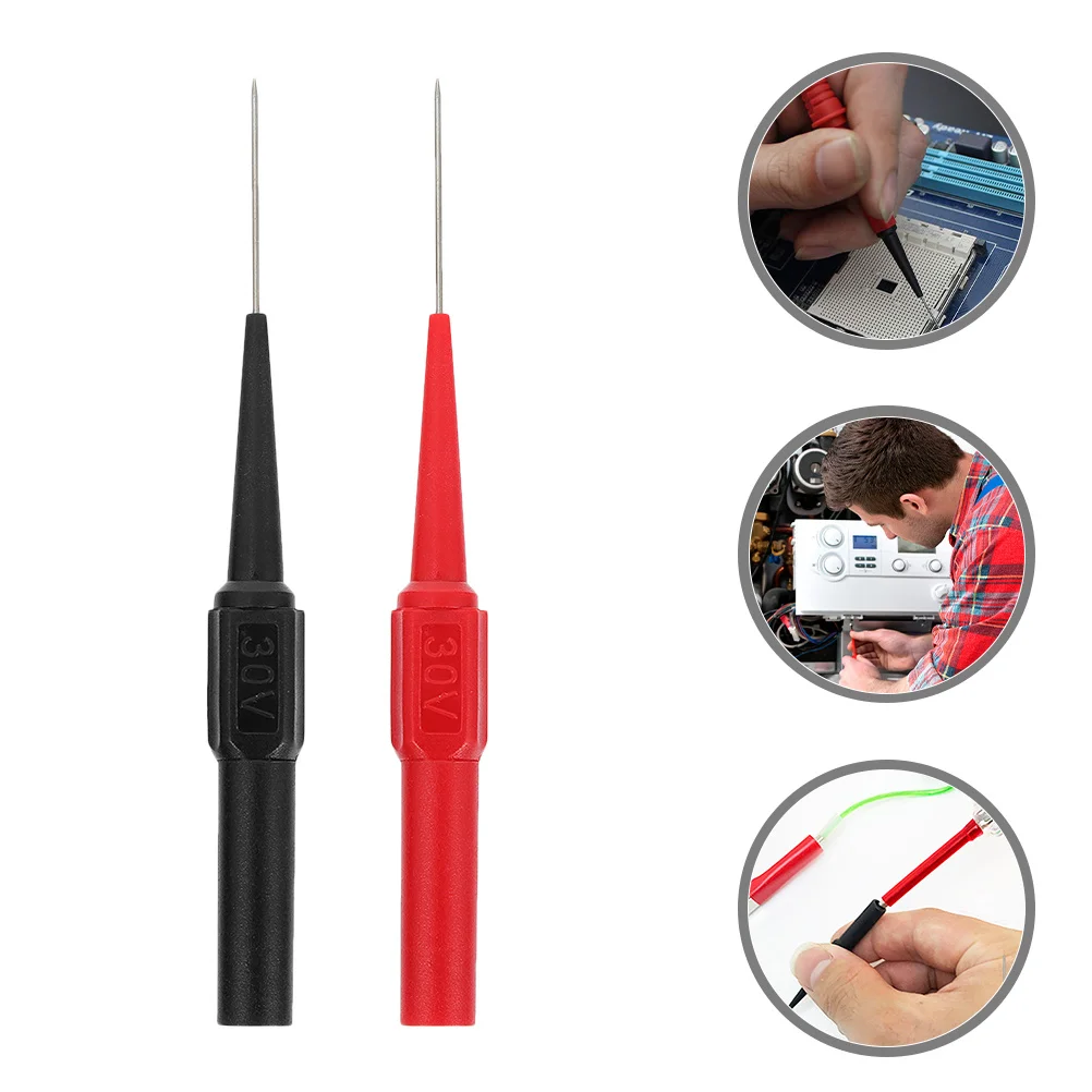 2pcs Insulated Piercing Needle Multimeter Test Lead Probes For Automotive Electrical Circuit Testing Repair Tool Car Probe Pens
2pcs Insulated Piercing Needle Multimeter Test Lead Probes For Automotive Electrical Circuit Testing Repair Tool Car Probe Pens