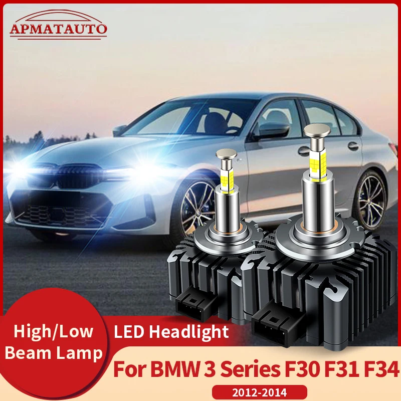 2PCS CANbus Car LED Headlight 32000LM Bulb Kit to Replace HID Conversion Lamps For BMW 3 Series F30 F31 F34 2012-2014 Plug&Play
2PCS CANbus Car LED Headlight 32000LM Bulb Kit to Replace HID Conversion Lamps For BMW 3 Series F30 F31 F34 2012-2014 Plug&Play