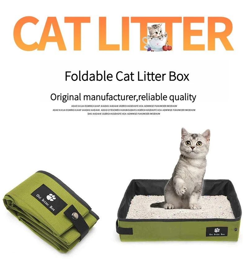 Foldable Portable Cat Litter Box-Travel Pop up Toilet with Carry Bag Waterproof & Leak Proof PE Material Durable Outdoor Use
Foldable Portable Cat Litter Box-Travel Pop up Toilet with Carry Bag Waterproof & Leak Proof PE Material Durable Outdoor Use