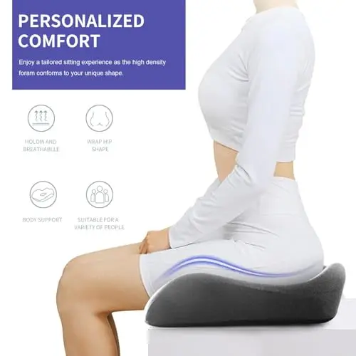 X-Large Memory Foam Seat Cushion With Gel Layer For Office, Car And Kitchen Chairs – Tailored Comfort And Pressure Distribution
X-Large Memory Foam Seat Cushion With Gel Layer For Office, Car And Kitchen Chairs – Tailored Comfort And Pressure Distribution