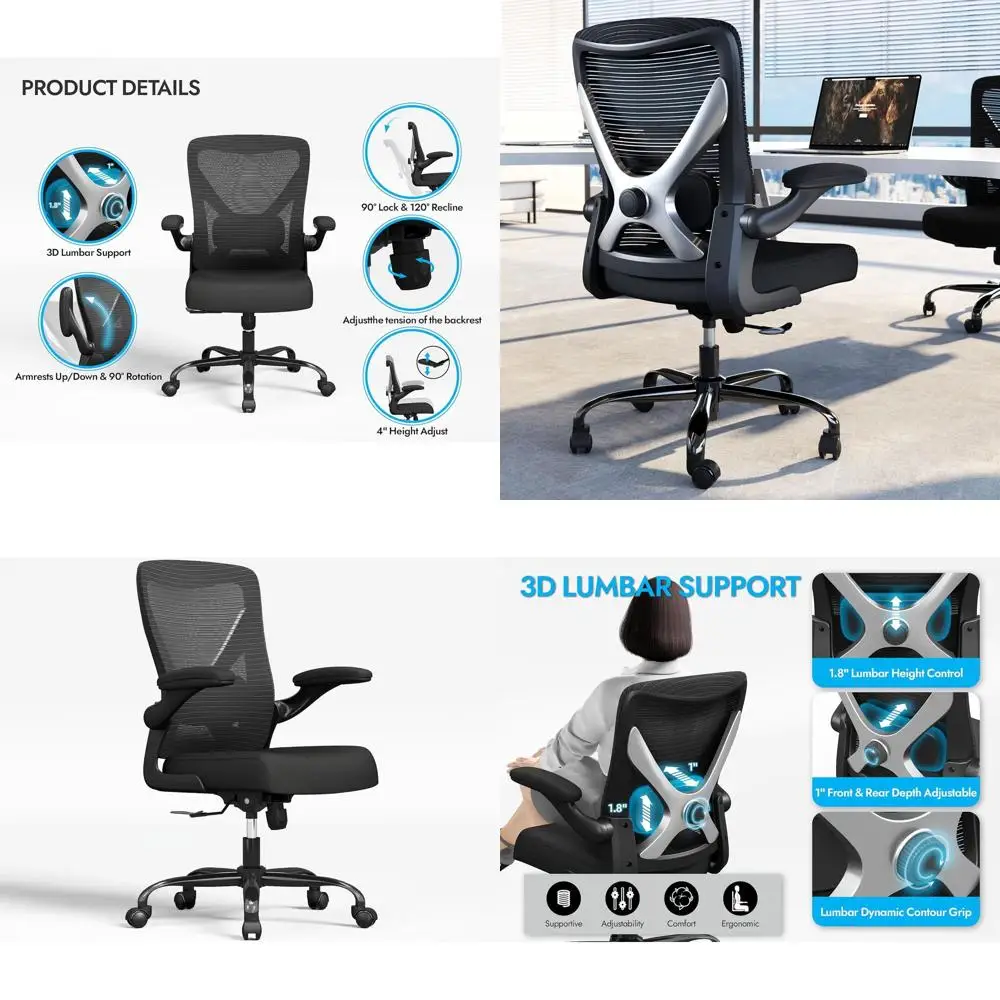 Эргономичное кресло с высокой спинкой и сетчатой обивкой, с регулируемой поясничной опорой для комфортной длительной игры и работы в офисе
Эргономичное кресло с высокой спинкой и сетчатой обивкой, с регулируемой поясничной опорой для комфортной длительной игры и работы в офисе