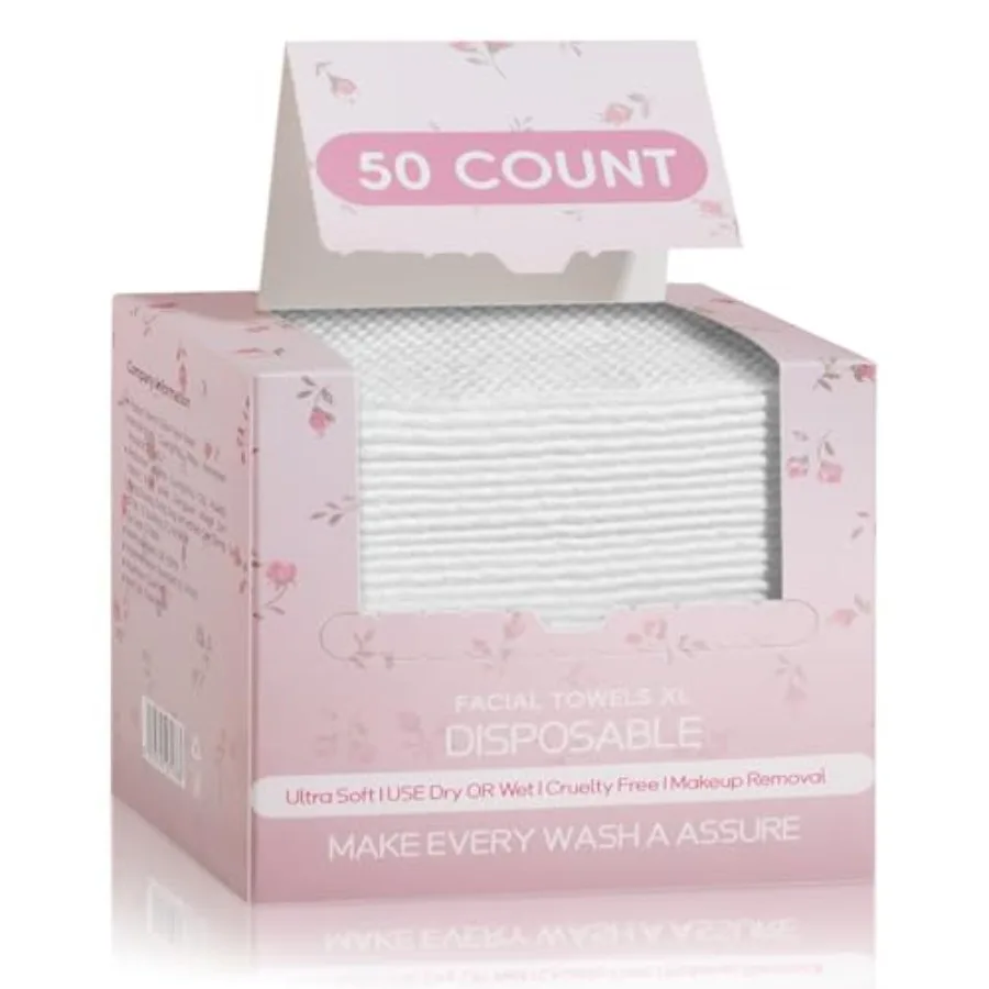 Disposable Face Towels, 99% Viscose Biodegradable Dry Wipes, Ultra Soft Thick Facial Tissues for Sensitive Skin, Makeup Remover
Disposable Face Towels, 99% Viscose Biodegradable Dry Wipes, Ultra Soft Thick Facial Tissues for Sensitive Skin, Makeup Remover