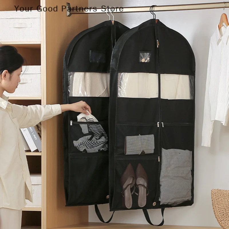 Portable Garment Bag Clothing Dust Cover Travel Garment Bag With Smooth Zipper Breathable Fabric Mesh Pockets For Men For Easy
Portable Garment Bag Clothing Dust Cover Travel Garment Bag With Smooth Zipper Breathable Fabric Mesh Pockets For Men For Easy