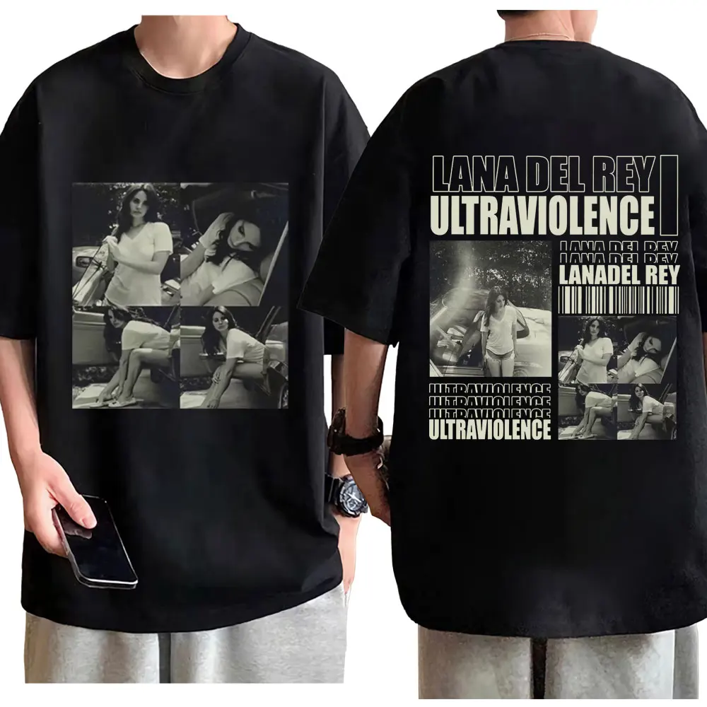 Singer Lana Del Rey Graphic T Shirts Men Women High Street Fashion Short Sleeve T-shirt Summer Vintage Casual Oversized T-shirts
Singer Lana Del Rey Graphic T Shirts Men Women High Street Fashion Short Sleeve T-shirt Summer Vintage Casual Oversized T-shirts
