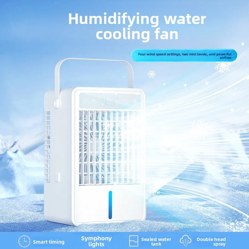 Small Air Conditioning Desktop Water Cooled Fan Cooler Add Water Air Conditioning Fan Cooler USB Power Supply Mini
Small Air Conditioning Desktop Water Cooled Fan Cooler Add Water Air Conditioning Fan Cooler USB Power Supply Mini