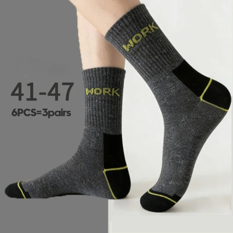 6 шт. = 3 пары мужских спортивных носков, дышащие повседневные носки, нескользящие носки средней длины
6 шт. = 3 пары мужских спортивных носков, дышащие повседневные носки, нескользящие носки средней длины
