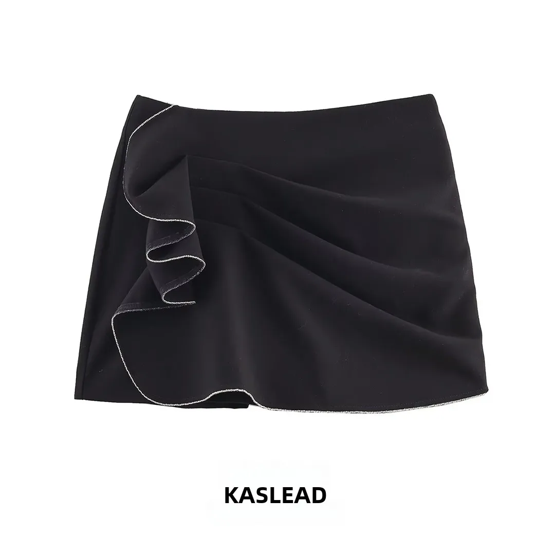 KASLEAD Новые женские модные универсальные плиссированные юбка-брюки с бисером для офиса, повседневные, приталенные, из полиэстера, Зима 2025
KASLEAD Новые женские модные универсальные плиссированные юбка-брюки с бисером для офиса, повседневные, приталенные, из полиэстера, Зима 2025