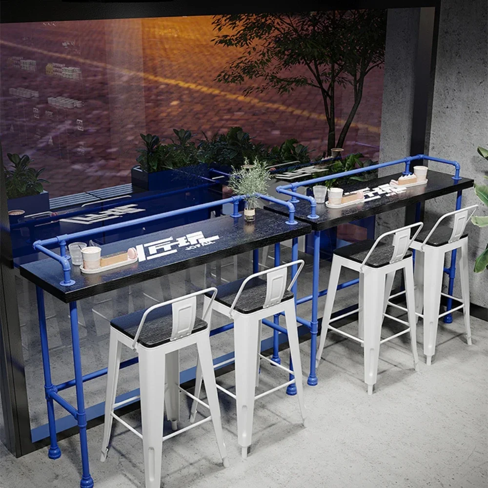Solid Wood Creative Commercial Industrial Style Wall-Mounted High-Leg Table and Chair Combination
Solid Wood Creative Commercial Industrial Style Wall-Mounted High-Leg Table and Chair Combination