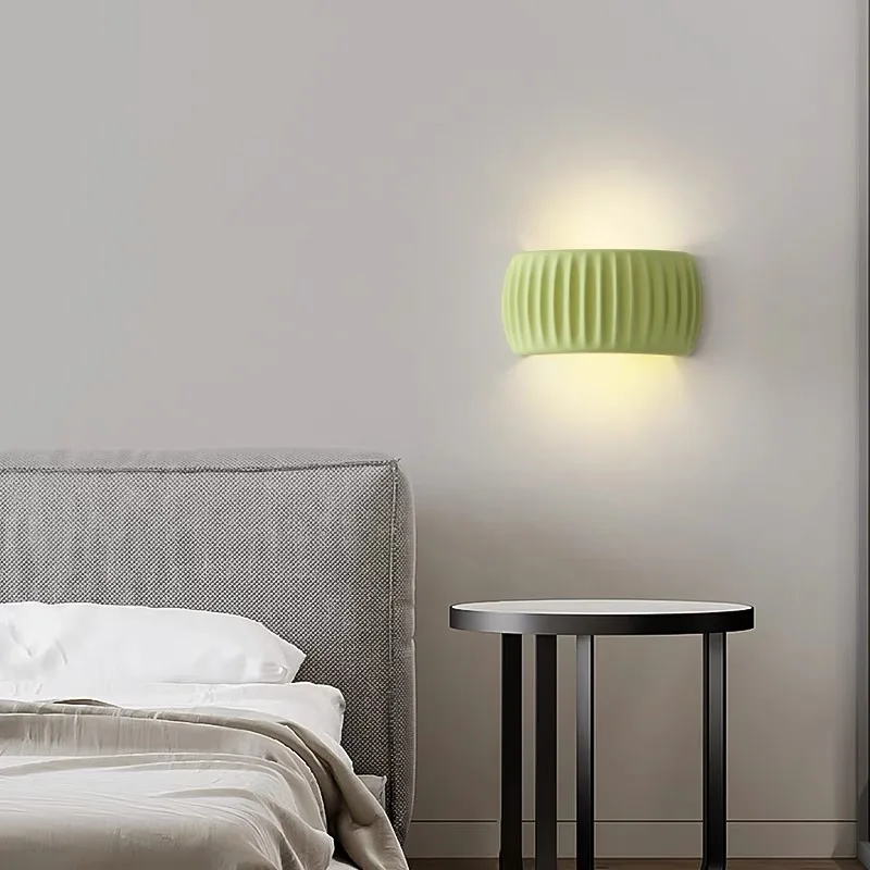 French Creative Pumpkin Wall Light Cream Bedroom Bedside LED Wall Lamp Nordic Living Room Corridor Home Decoration Lightings
French Creative Pumpkin Wall Light Cream Bedroom Bedside LED Wall Lamp Nordic Living Room Corridor Home Decoration Lightings