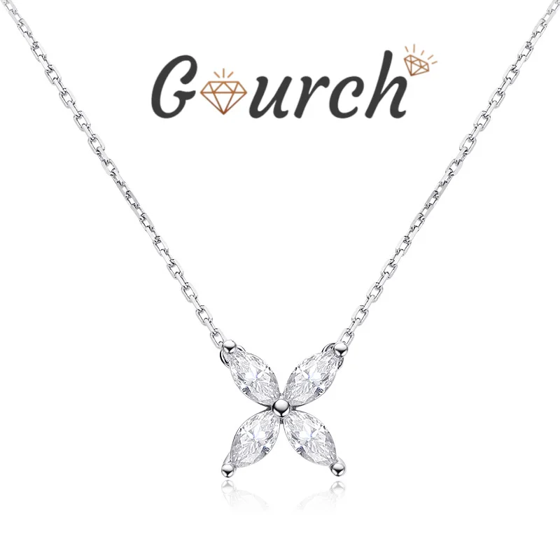 Gourch New 925 Sterling Silver Butterfly Moissanite Necklace&Earrings Set for Women Sparkling Diamond Jewelry Gift GRA Certified
Gourch New 925 Sterling Silver Butterfly Moissanite Necklace&Earrings Set for Women Sparkling Diamond Jewelry Gift GRA Certified