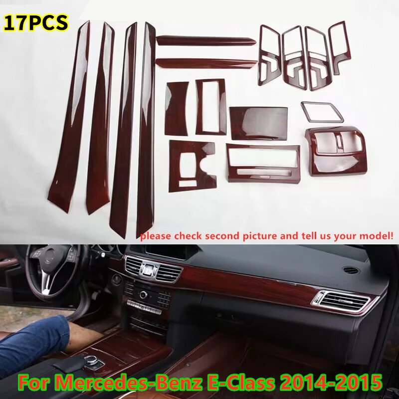 17X глянцевая отделка салона под дерево для Mercedes-Benz E-Class 2014-15
17X глянцевая отделка салона под дерево для Mercedes-Benz E-Class 2014-15