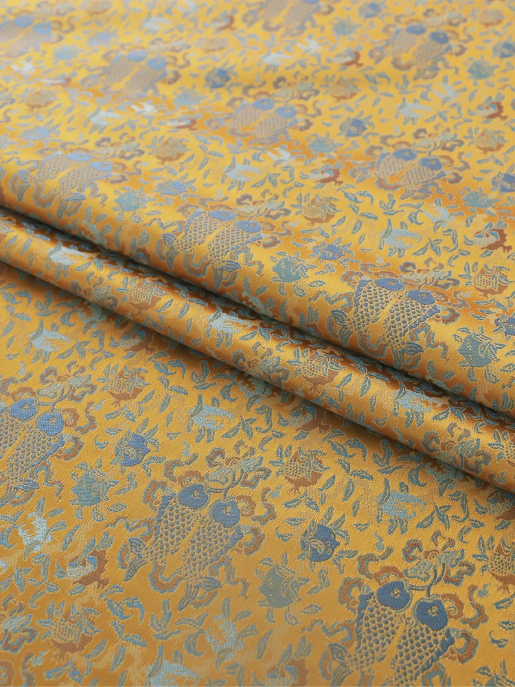 "FS032 Pisces Flower" imitation Song brocade vest dress cheongsam fabric Chinese Tang style national style suit surface
"FS032 Pisces Flower" imitation Song brocade vest dress cheongsam fabric Chinese Tang style national style suit surface