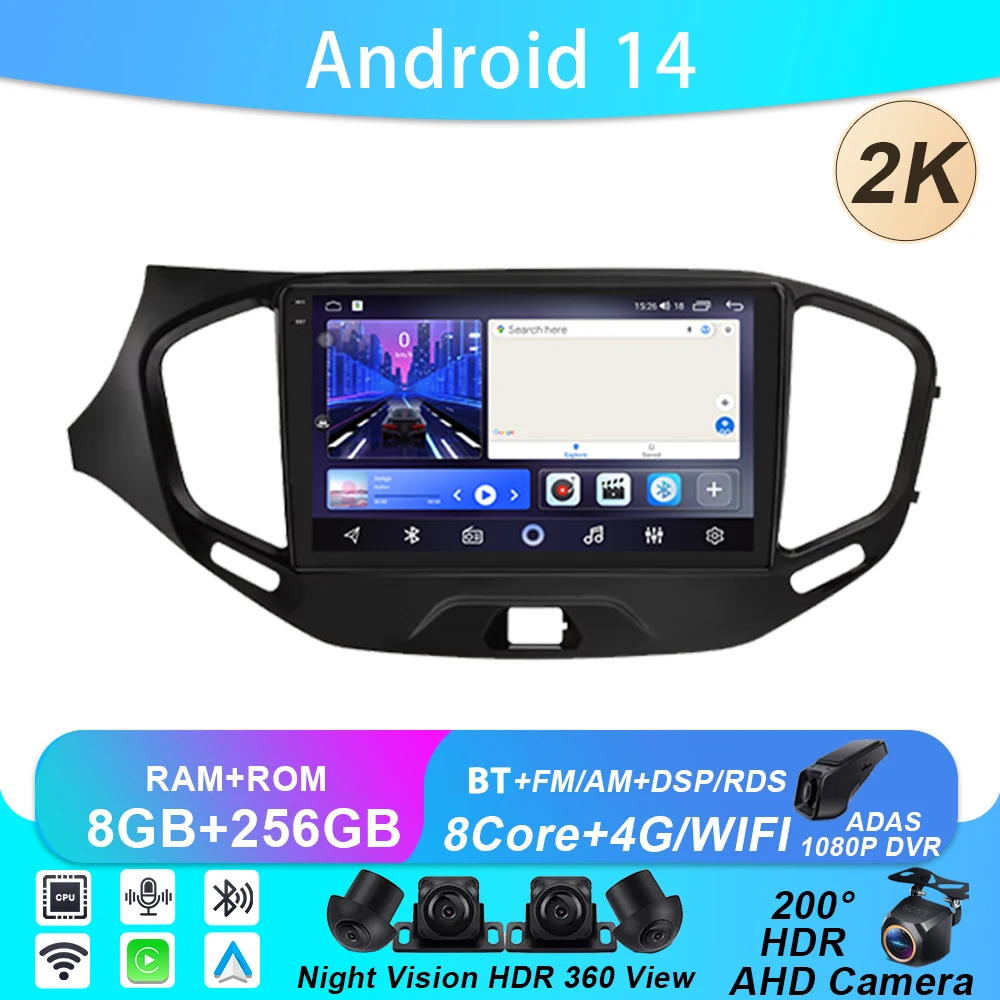 Мультимедийный плеер автомобиля Android Auto для LADA Vesta Cross Sport 2015 2022, экран GPS-радио, навигация 4G WIFI Carplay без 2din DVD
Мультимедийный плеер автомобиля Android Auto для LADA Vesta Cross Sport 2015 2022, экран GPS-радио, навигация 4G WIFI Carplay без 2din DVD