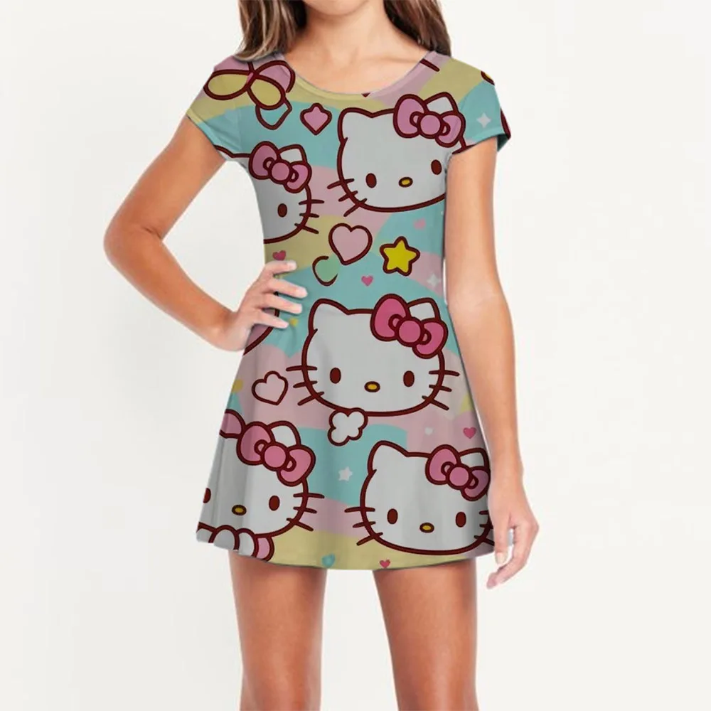 Miniso Hello Kitty's New Summer Children's Dress 3d Printed Cartoon Girl Short Sleeved Dress Cute Children's Clothing Party
Miniso Hello Kitty's New Summer Children's Dress 3d Printed Cartoon Girl Short Sleeved Dress Cute Children's Clothing Party