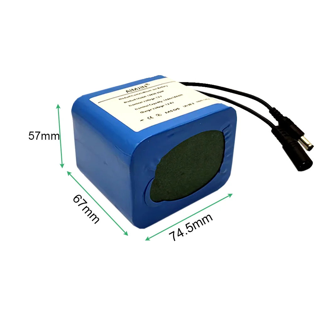 12V 14Ah 18650 Lithium Battery Pack 3S4P Rechargeable Battery with BMS 12.6v Charger for Fishing Bicycle Large Capacity Battery
12V 14Ah 18650 Lithium Battery Pack 3S4P Rechargeable Battery with BMS 12.6v Charger for Fishing Bicycle Large Capacity Battery