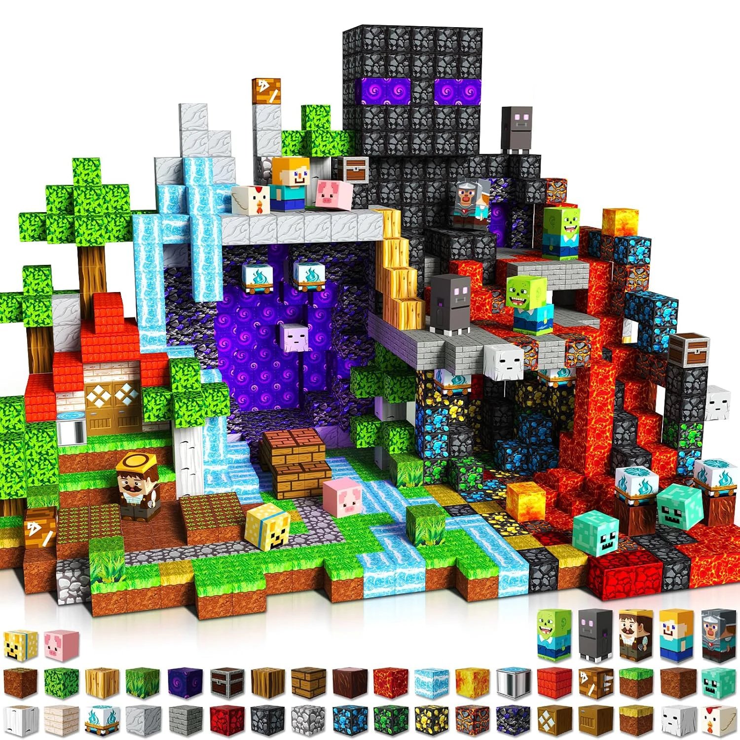 Рождественские подарки, креативные магнитные сенсорные строительные блоки в джунглях, знаменитая мировая сцена, игрушки STEM, сборка своими руками, кирпичи, обучение 
Рождественские подарки, креативные магнитные сенсорные строительные блоки в джунглях, знаменитая мировая сцена, игрушки STEM, сборка своими руками, кирпичи, обучение