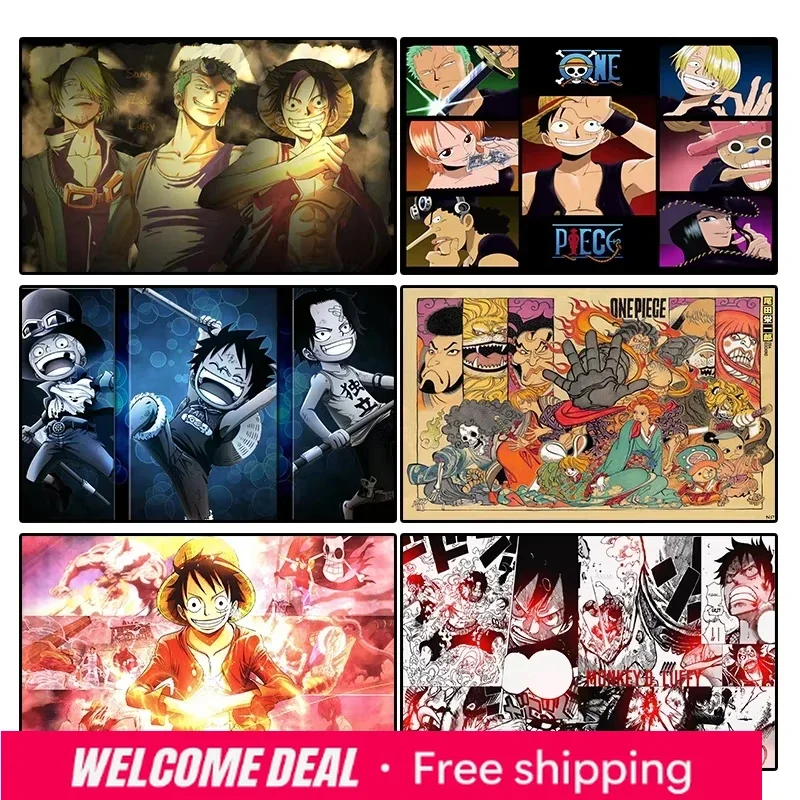 2026 Anime One Piece Canvas Painting Luffy Zoro Ace Sabo Poster Print Mural Wall Art Living Room Home Decor Accessories Cuadro
2026 Anime One Piece Canvas Painting Luffy Zoro Ace Sabo Poster Print Mural Wall Art Living Room Home Decor Accessories Cuadro