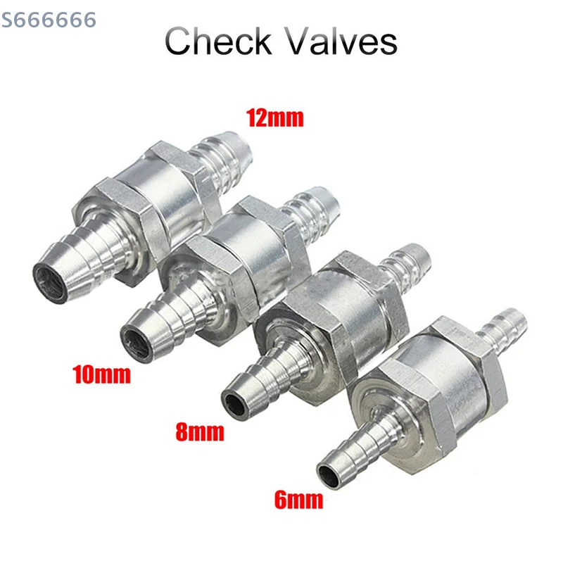 Fuel One-Way Check Valve One Way Fit Carburettor One Way Check Valve 6/8/10/12/Mm Valves Automobile Aluminium Alloy
Fuel One-Way Check Valve One Way Fit Carburettor One Way Check Valve 6/8/10/12/Mm Valves Automobile Aluminium Alloy