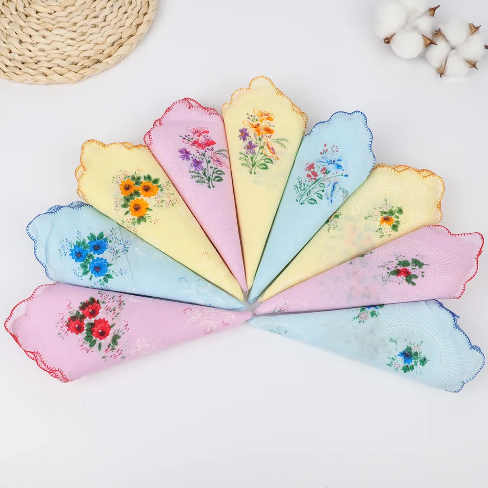 6Pcs Classic Crescent Edge Women Pure Cotton Handkerchief Vintage Retro Thin Hanky 29cm Breathable Soft Pocket Towel
6Pcs Classic Crescent Edge Women Pure Cotton Handkerchief Vintage Retro Thin Hanky 29cm Breathable Soft Pocket Towel