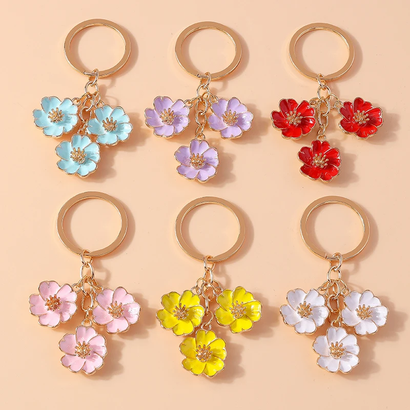 Fashion Colorful Flower Keychain for Women Men Car Key Handbag Pendant Keyrings Accessories DIY Jewelry Gifts
Fashion Colorful Flower Keychain for Women Men Car Key Handbag Pendant Keyrings Accessories DIY Jewelry Gifts