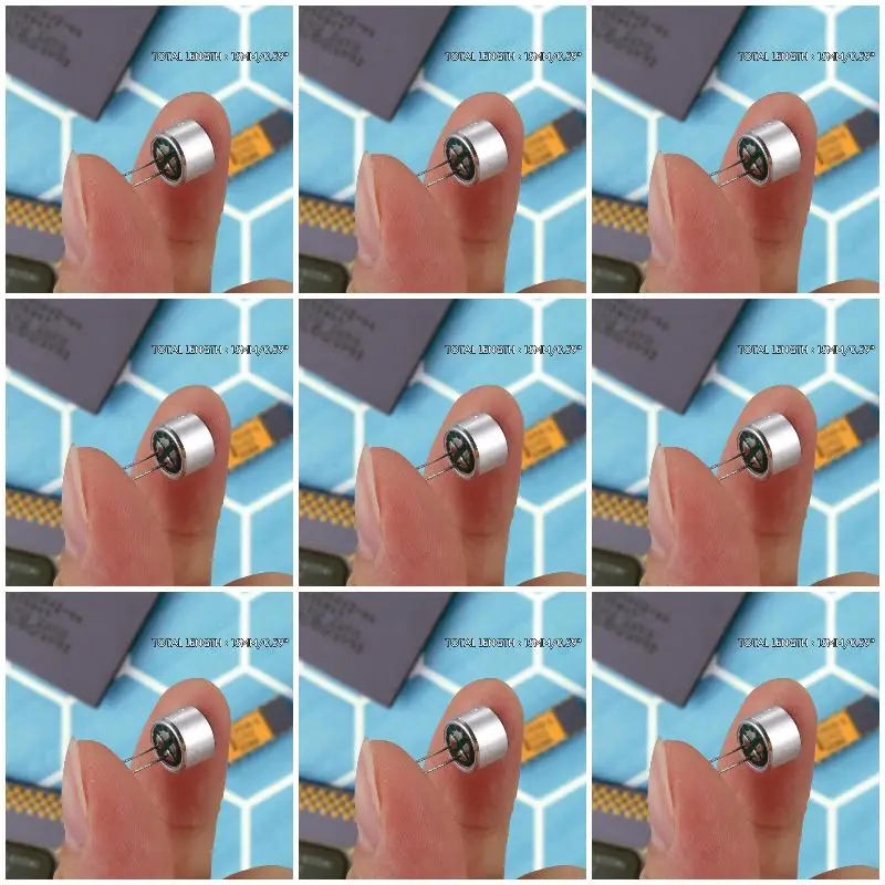 9Pack X(10 PCS 9.7mm x 7mm 2 Pin MIC Capsule Electret Condenser Miniphone)
9Pack X(10 PCS 9.7mm x 7mm 2 Pin MIC Capsule Electret Condenser Miniphone)