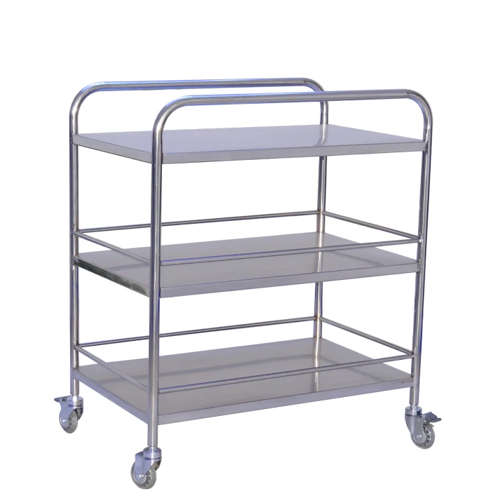 BDT203A Hospital Emergency Trolley Medical Emergency Cart Stainless Steel Medical Surgical Instrument Trolley With 3 Layers
BDT203A Hospital Emergency Trolley Medical Emergency Cart Stainless Steel Medical Surgical Instrument Trolley With 3 Layers