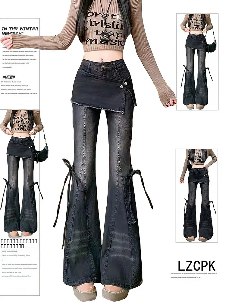 Винтажные джинсы-клеш с высокой талией и эффектом потертости для женщин, осенне-зимние, новые, облегающие, микро-клеш, длиной в пол
Винтажные джинсы-клеш с высокой талией и эффектом потертости для женщин, осенне-зимние, новые, облегающие, микро-клеш, длиной в пол