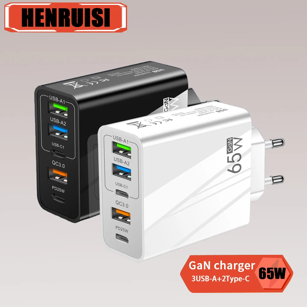 65W USB Charger Quick Charge 3.0 5 port Type C PD Fast Charging Mobile Phone Adapter For Samsung Xiaomi iPhone POCO Wall Charger
65W USB Charger Quick Charge 3.0 5 port Type C PD Fast Charging Mobile Phone Adapter For Samsung Xiaomi iPhone POCO Wall Charger