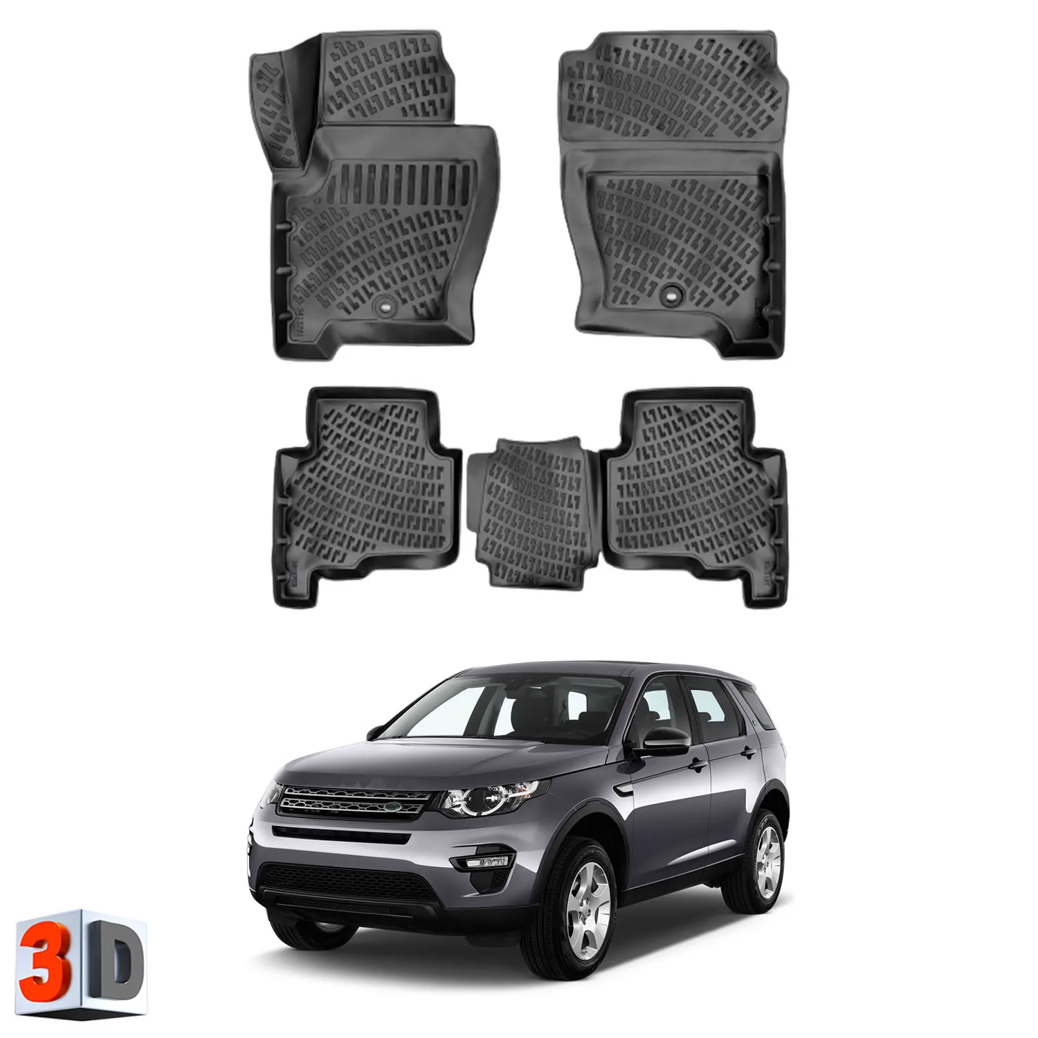 Land Rover Discovery - (2009-2016) Коврики для пола, водонепроницаемые 3D-(черные)
Land Rover Discovery - (2009-2016) Коврики для пола, водонепроницаемые 3D-(черные)
