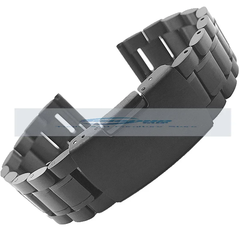 Stainless steel solid strap, universal interface edge folding clasp 20mm black bracelet 22mm
Stainless steel solid strap, universal interface edge folding clasp 20mm black bracelet 22mm