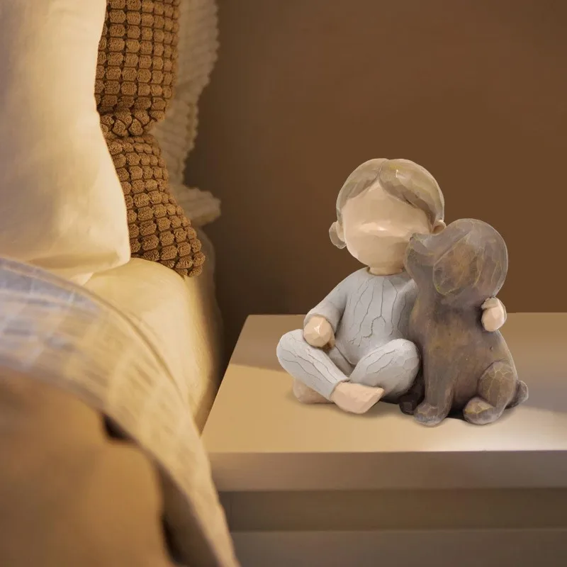 Statues for Girls and Dogs, Resin Crafts, Display Rack Decorations for Homes and Living Rooms, and Interior Decorative Ornaments
Statues for Girls and Dogs, Resin Crafts, Display Rack Decorations for Homes and Living Rooms, and Interior Decorative Ornaments