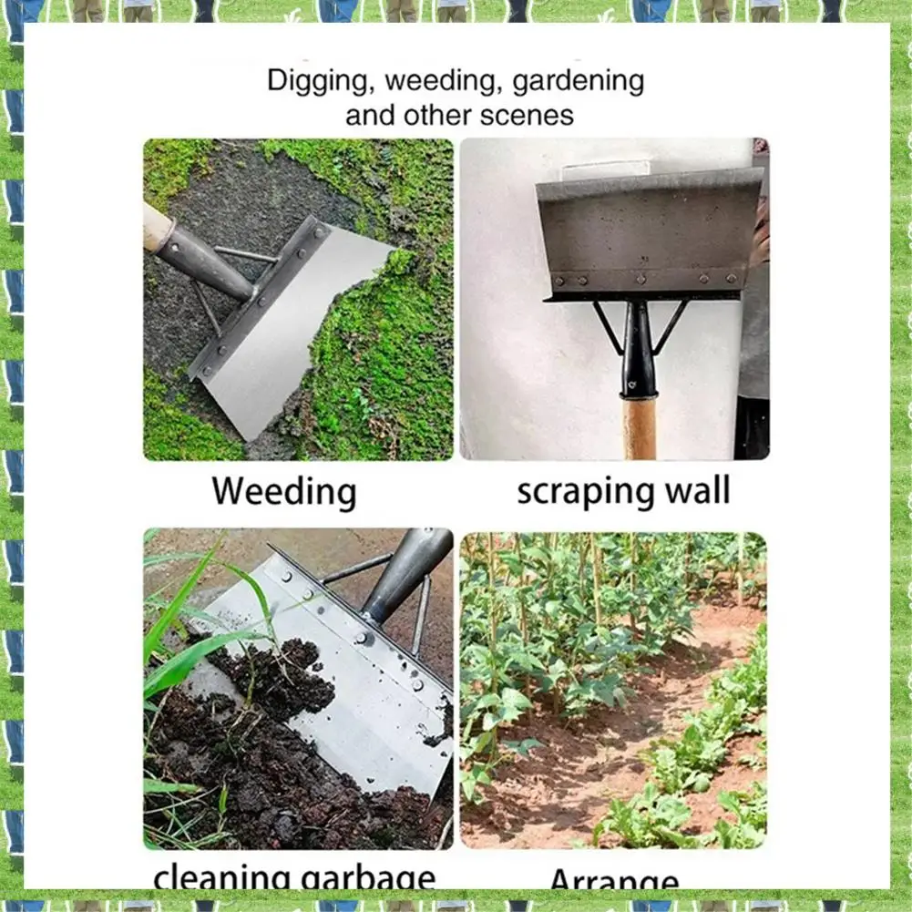 FTS Cleaning Shovel, Square Garden Spade Shovel Manganese Steel Flat Shovel Not Include Pole,Lawn Edging&Weed Removal 27Cm Durab
FTS Cleaning Shovel, Square Garden Spade Shovel Manganese Steel Flat Shovel Not Include Pole,Lawn Edging&Weed Removal 27Cm Durab