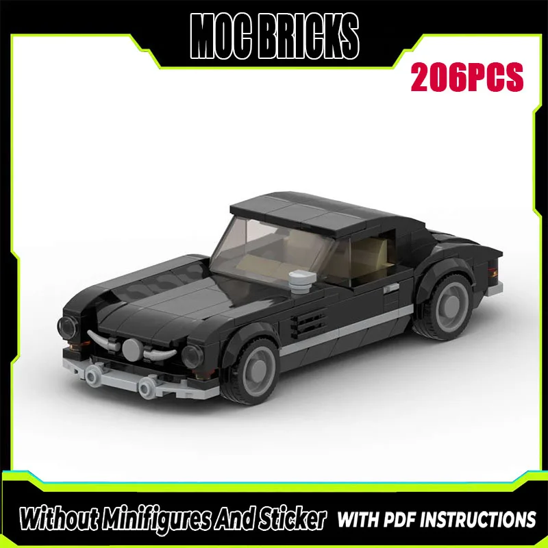 Модель автомобиля, совместимая с Moc, 300SL, технология седана, модульный строительный блок, подарок, рождественская детская игрушка, набор «сделай сам»
Модель автомобиля, совместимая с Moc, 300SL, технология седана, модульный строительный блок, подарок, рождественская детская игрушка, набор «сделай сам»