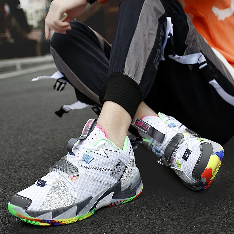 New Teenage Basketball Shoes With Colorful Matching Design And Sports Trend 36-45 Men'S And Women'S Youth Fashion
New Teenage Basketball Shoes With Colorful Matching Design And Sports Trend 36-45 Men'S And Women'S Youth Fashion