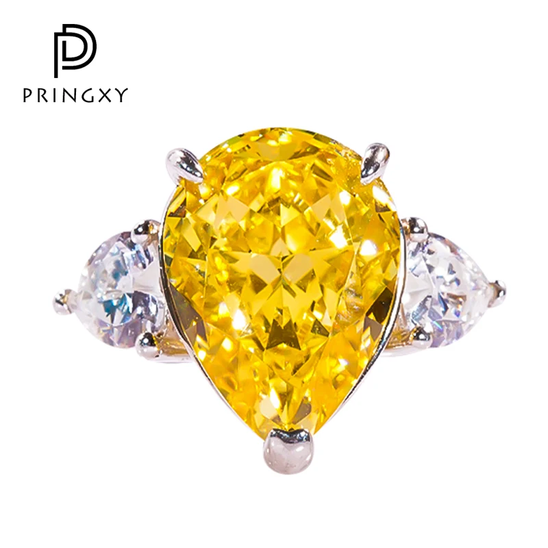 PRINGXY 6 Carats Topaz 925 Sterling Silver Platinum Plated Ring High Carbon Diamond For Women Wedding Fine Jewelry Anniversary
PRINGXY 6 Carats Topaz 925 Sterling Silver Platinum Plated Ring High Carbon Diamond For Women Wedding Fine Jewelry Anniversary