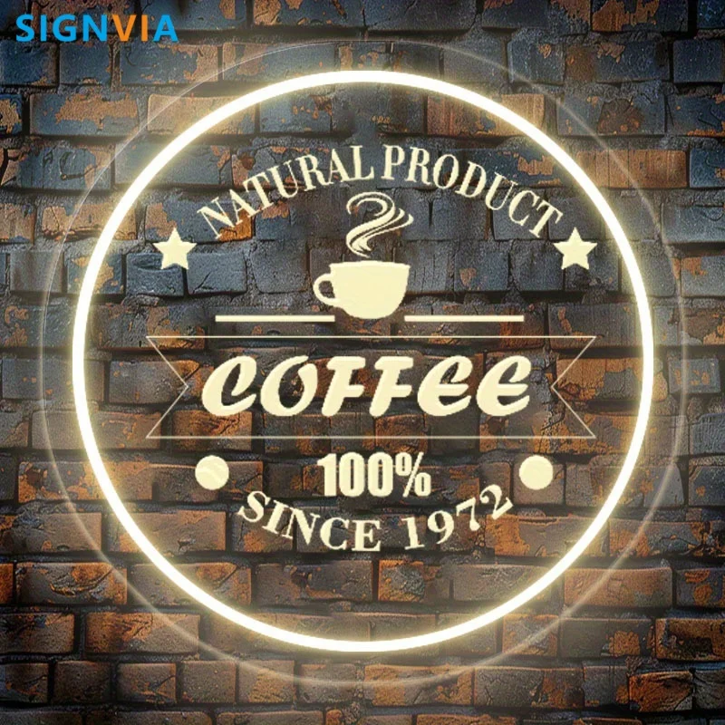 Customizable Coffee Neon Sign USB Powered Wall Light with Steam Leaf Design Perfect for Cafe Home Bar Decor and Unique Gift Idea
Customizable Coffee Neon Sign USB Powered Wall Light with Steam Leaf Design Perfect for Cafe Home Bar Decor and Unique Gift Idea