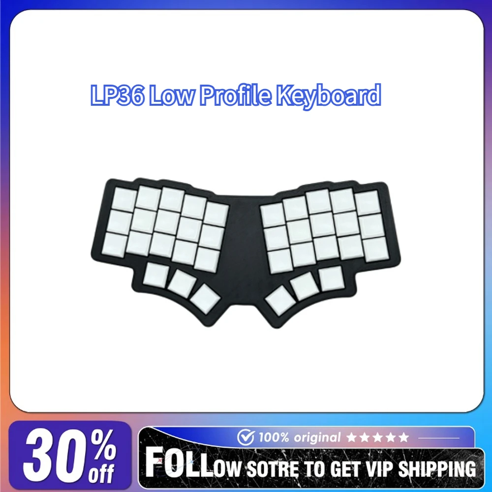 LP36 Low Profile Mechanical Keyboard Kit 3D Printing Wired Single-mode Ergonomics Hot Swappable RGB QMK/VIAL Customized Keyboard
LP36 Low Profile Mechanical Keyboard Kit 3D Printing Wired Single-mode Ergonomics Hot Swappable RGB QMK/VIAL Customized Keyboard