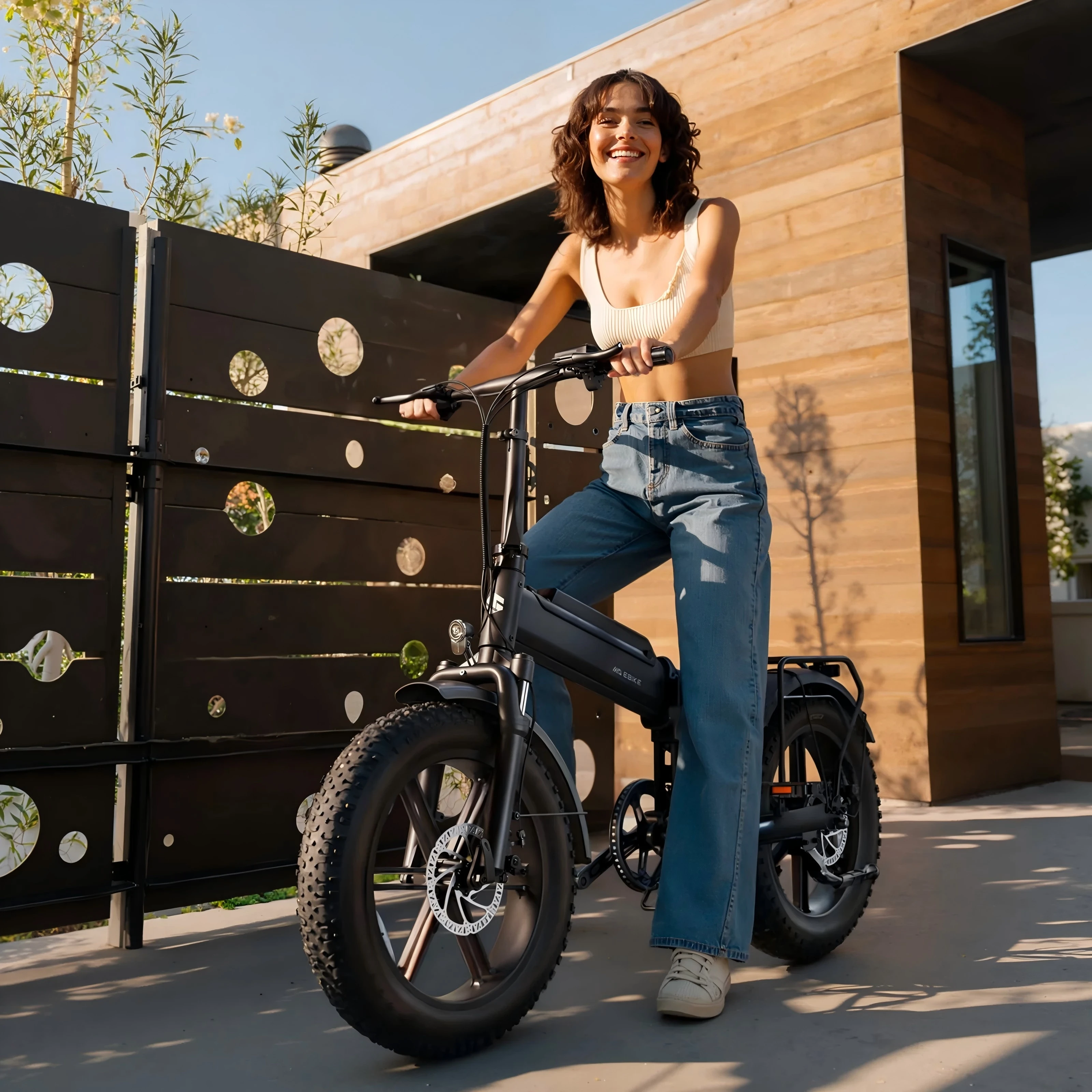Folding Fat Tire Ebike with Integrated Battery: Portable Electric Bike for RV & Camping
Folding Fat Tire Ebike with Integrated Battery: Portable Electric Bike for RV & Camping