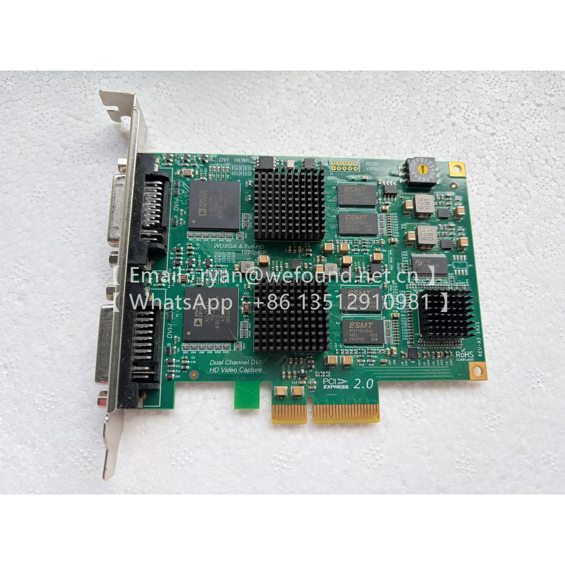 Pro Capture Dual DVI, двухканальная видеозахват DVI HD, 11070
Pro Capture Dual DVI, двухканальная видеозахват DVI HD, 11070