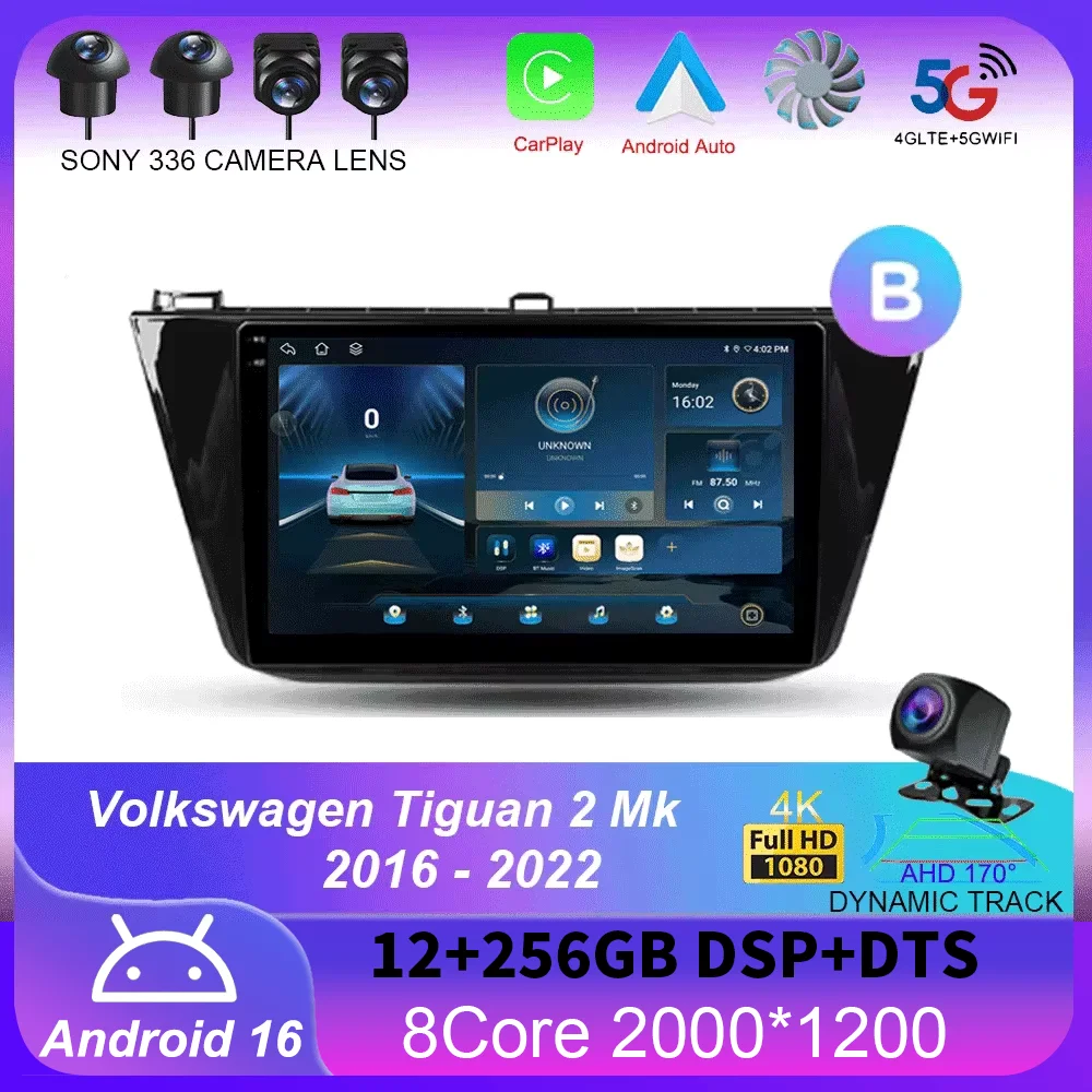 For Volkswagen Tiguan 2 Mk 2016 - 2022 Carplay Auto 4G+WIFI GPS Car Radio Navigation Multimedia Video Player Stereo BT Android 1
For Volkswagen Tiguan 2 Mk 2016 - 2022 Carplay Auto 4G+WIFI GPS Car Radio Navigation Multimedia Video Player Stereo BT Android 1