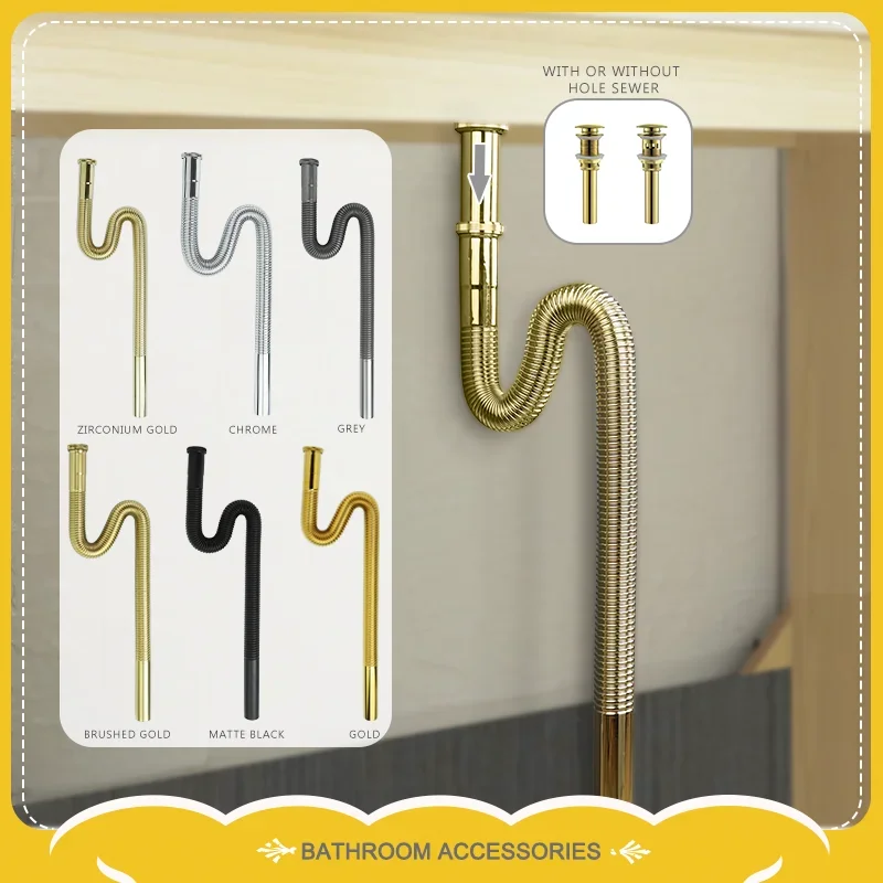 Universal Sink Drain Set Home Chrome Retractable Sink Drain Washbasin Sink Pop-Up Drain Durable Bathroom Kitchen Accessories
Universal Sink Drain Set Home Chrome Retractable Sink Drain Washbasin Sink Pop-Up Drain Durable Bathroom Kitchen Accessories