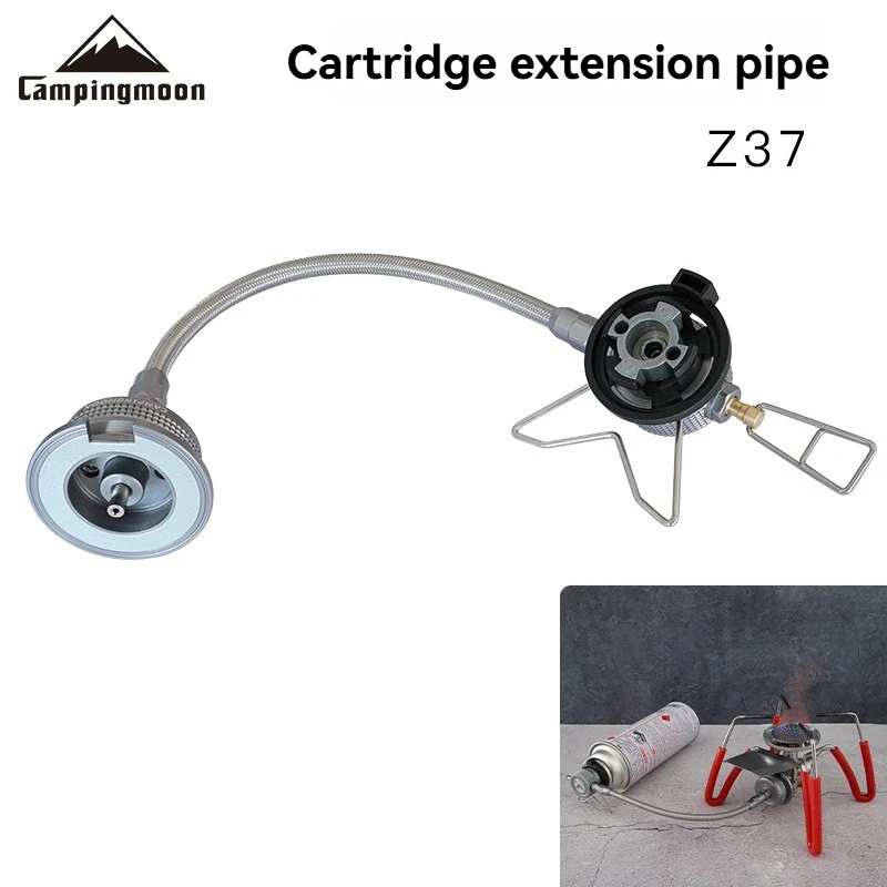 CAMPINGMOON Z37 gas furnace extension pipeline adapter, pressure resistant and flame-retardant card furnace extension pipe
CAMPINGMOON Z37 gas furnace extension pipeline adapter, pressure resistant and flame-retardant card furnace extension pipe