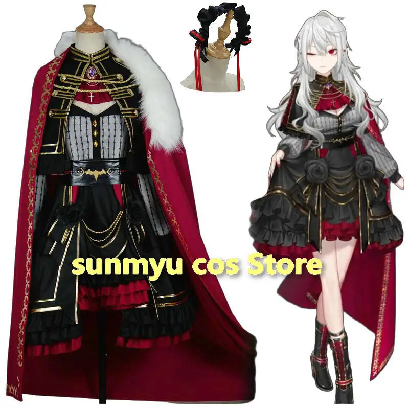 Nijisanji YouTuber VTuber Kuzuha Torino Косплей Костюм Нестандартного размера Женское черное платье Красная мантия
Nijisanji YouTuber VTuber Kuzuha Torino Косплей Костюм Нестандартного размера Женское черное платье Красная мантия