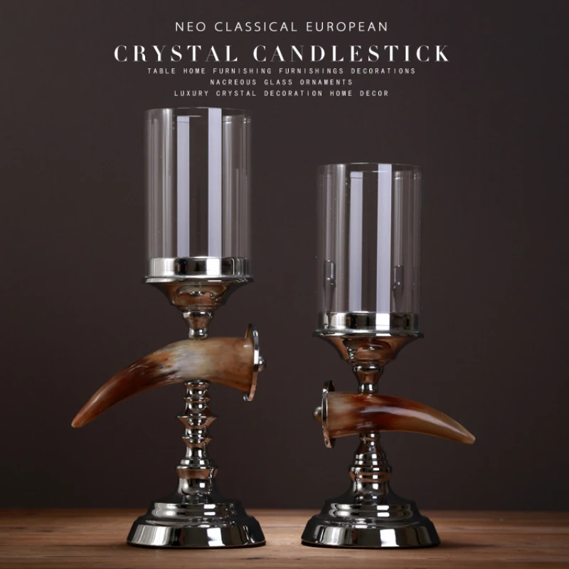 Light Luxury Desktop Ornaments Neoclassical Modern Minimalist Horn Candlestick Crafts Living Room Decorations
Light Luxury Desktop Ornaments Neoclassical Modern Minimalist Horn Candlestick Crafts Living Room Decorations
