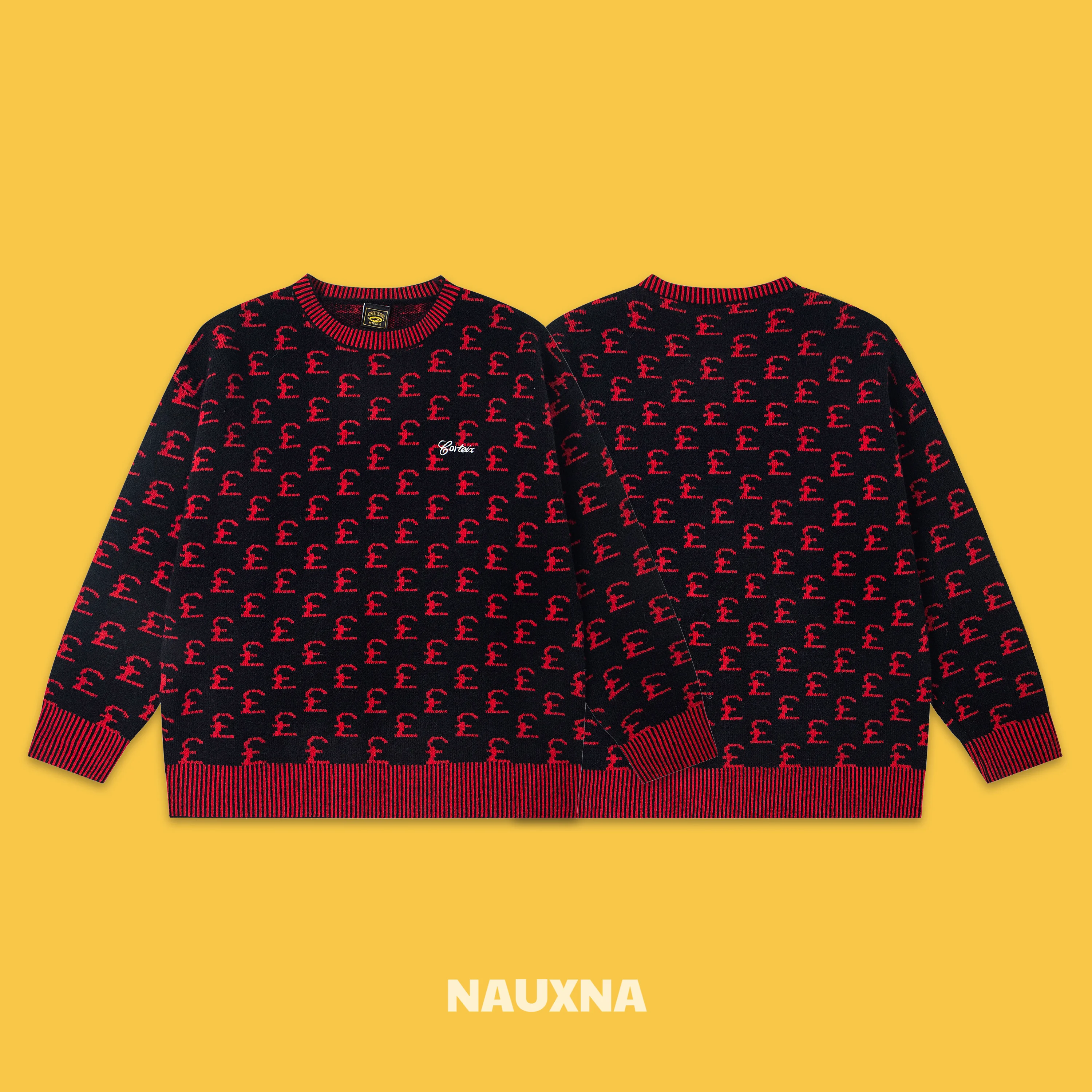 American Sle Devil Island Printed Knitwear Warm round Ne Sweater Casual Loose Fit Young Men's Faion Autumn Winter Top
American Sle Devil Island Printed Knitwear Warm round Ne Sweater Casual Loose Fit Young Men's Faion Autumn Winter Top