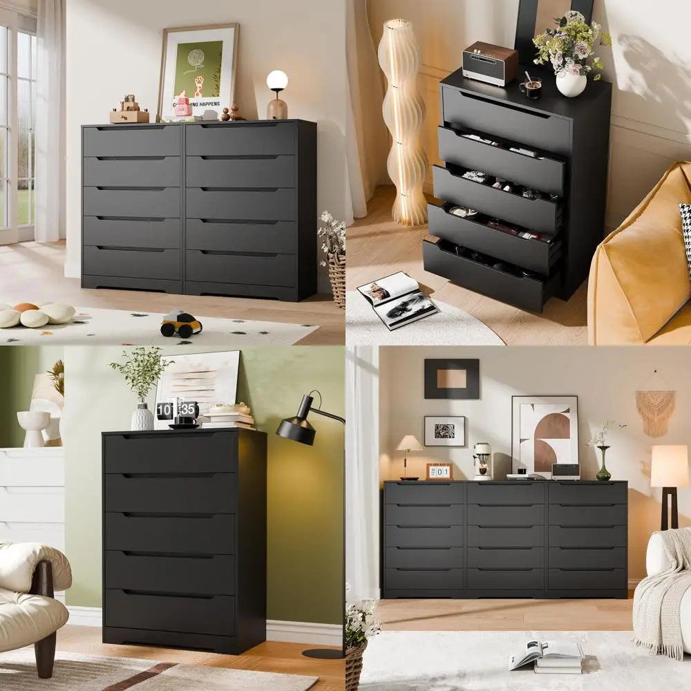 Large Wood Accent Storage Cabinet for Living Room, Home Office, and Entryway in Black
Large Wood Accent Storage Cabinet for Living Room, Home Office, and Entryway in Black