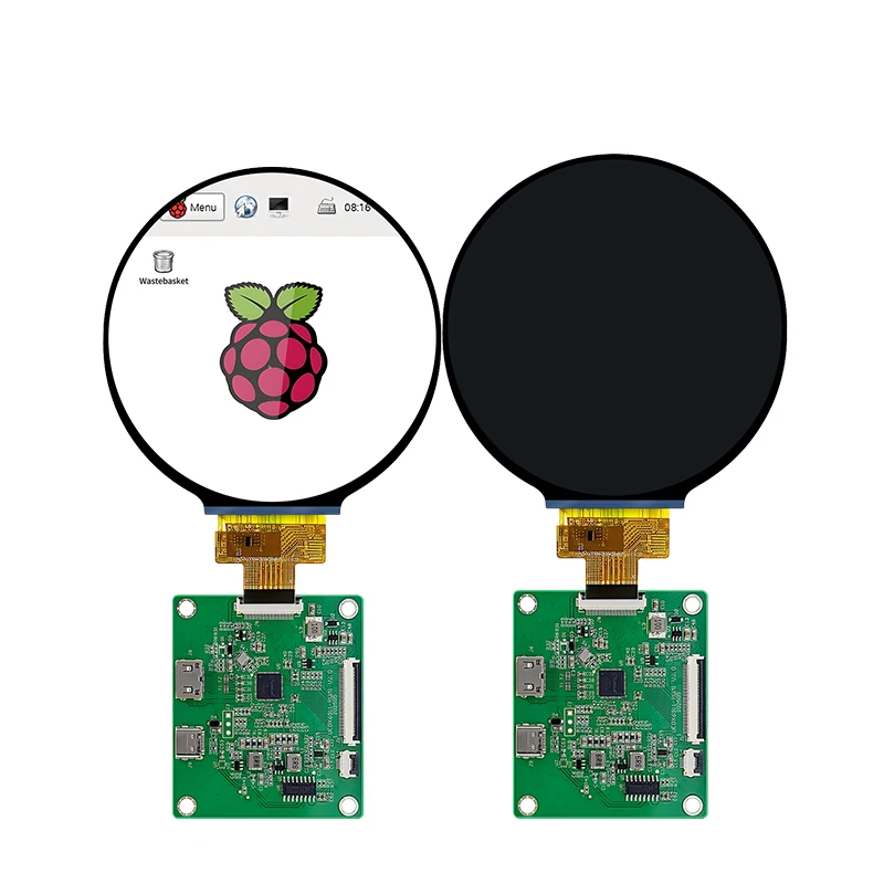 4 Inch Touch LCD Screen 720x720 IPS Round Display With HDMI-compatible Development Board For Raspberry Pi/Win Computer
4 Inch Touch LCD Screen 720x720 IPS Round Display With HDMI-compatible Development Board For Raspberry Pi/Win Computer