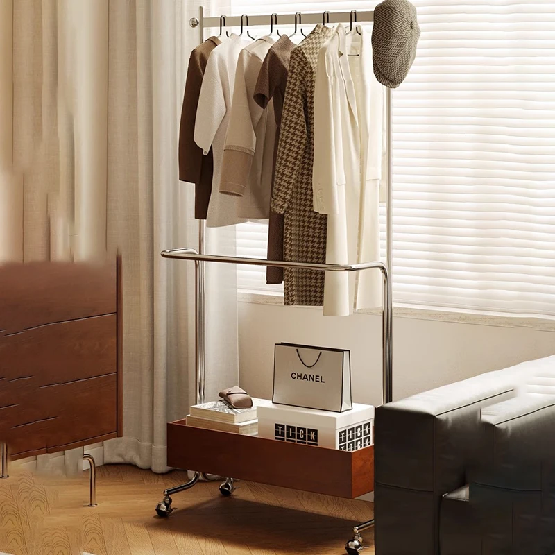 Elegant Movable Sturdy Clothes Rack Novelty Hanging Interior Storage Coat Rack Space Saving Muebles Para Hogar Furniture Home 
Elegant Movable Sturdy Clothes Rack Novelty Hanging Interior Storage Coat Rack Space Saving Muebles Para Hogar Furniture Home