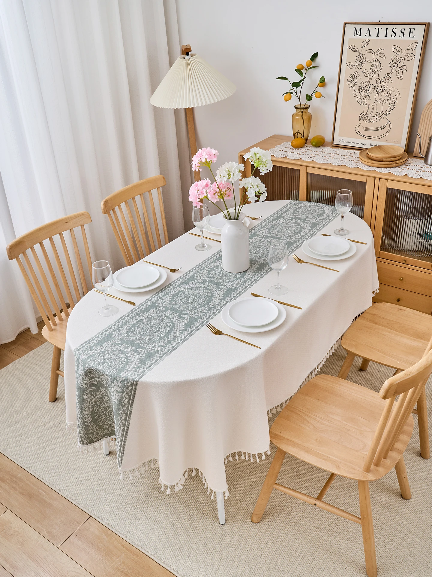 New Premium Cotton Linen Tablecloth Oval Dining Table Cover High-End Sensation Oil Resistant Waterproof Tea Table Mat
New Premium Cotton Linen Tablecloth Oval Dining Table Cover High-End Sensation Oil Resistant Waterproof Tea Table Mat